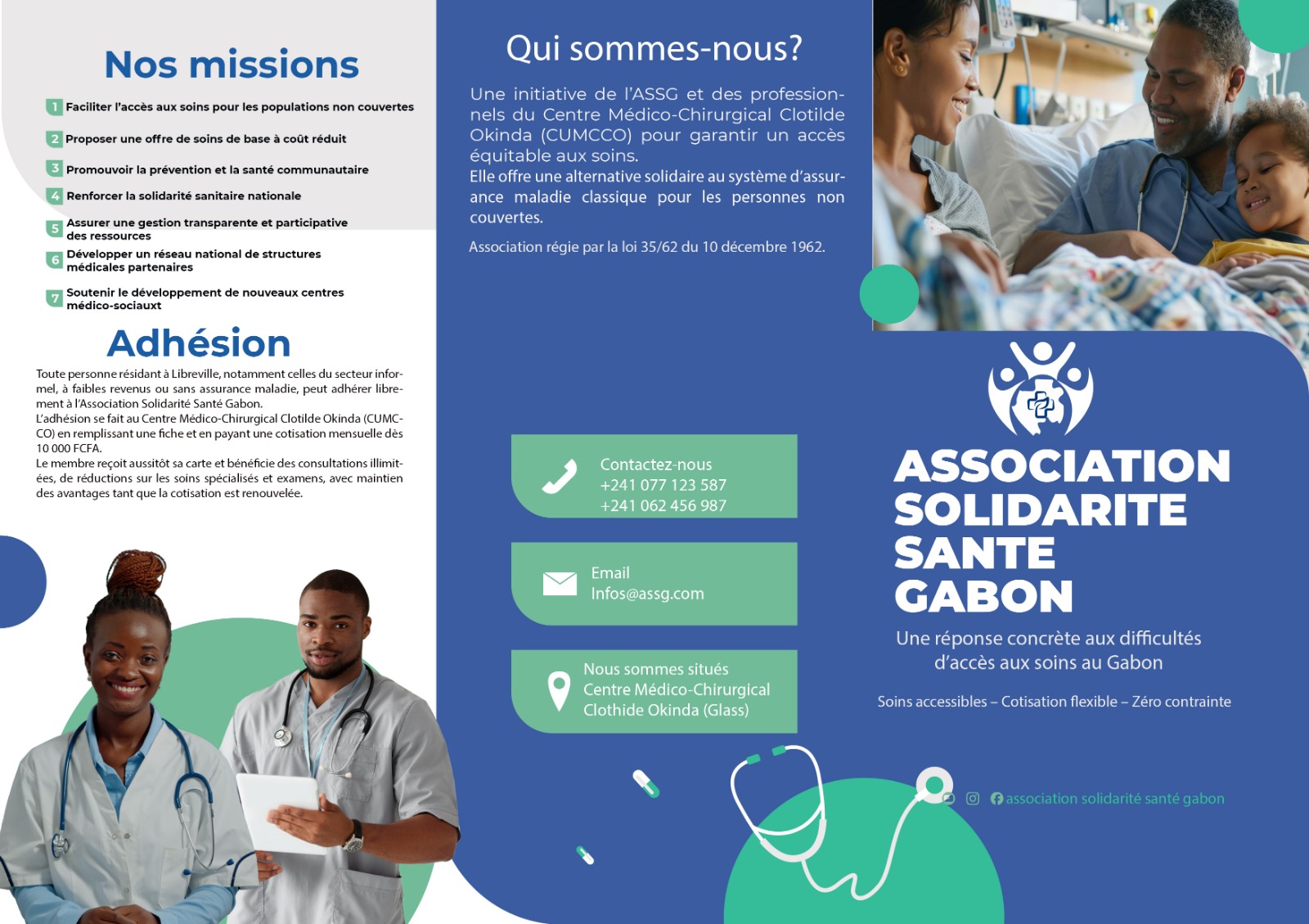 ASSG — Missions et adhésion
